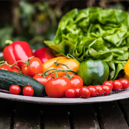 Grillsalat aus dem eigenen Garten!